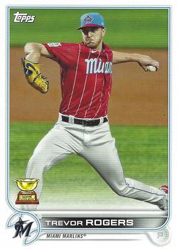 2022 Topps Miami Marlins #MIA-15 Trevor Rogers Front