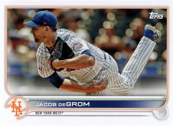 2022 Topps New York Mets #NYM-2 Jacob deGrom Front