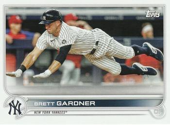 2022 Topps New York Yankees #NYY-7 Brett Gardner Front