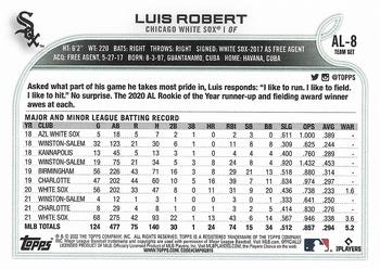 2022 Topps American League All-Stars #AL-8 Luis Robert Back