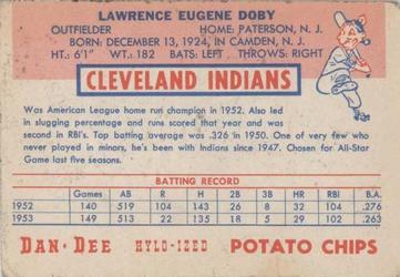 1954 Dan-Dee Potato Chips #NNO Larry Doby Back