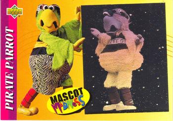1993 Upper Deck Fun Pack - Mascot Madness #2 Pirate Parrot Front