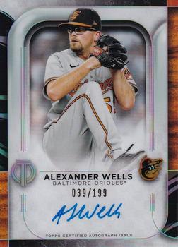 2022 Topps Tribute - Tribute Autographs #TA-AWE Alexander Wells Front