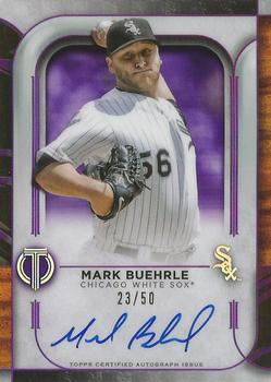 2022 Topps Tribute - Tribute Autographs Purple #TA-MB Mark Buehrle Front