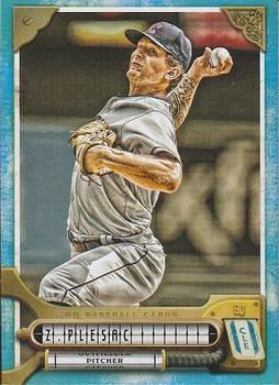 2022 Topps Gypsy Queen - Blue #21 Zach Plesac Front