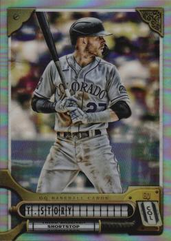 2022 Topps Gypsy Queen - Chrome #114 Trevor Story Front