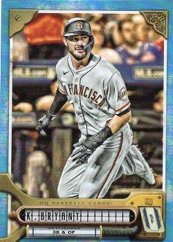 2022 Topps Gypsy Queen - Chrome Blue #264 Kris Bryant Front