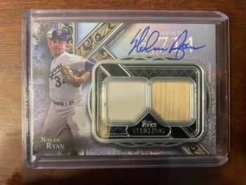 2022 Topps Sterling - Sterling Strikes Autograph Relics #STAR-NR Nolan Ryan Front