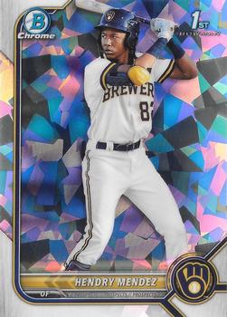 2022 Bowman - Chrome Prospects Atomic Refractor #BCP-88 Hendry Mendez Front