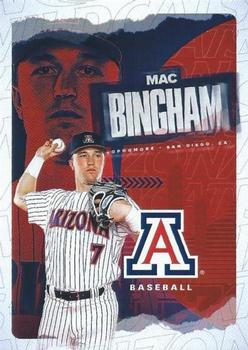 2022 Arizona Wildcats #9 Mac Bingham Front