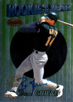 1999 Bowman's Best - Rookie of the Year Autographed #ROYA1 Ben Grieve Front