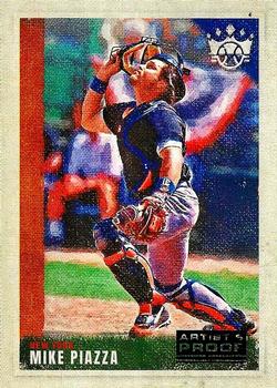 2022 Panini Diamond Kings - Artist's Proof Blue #133 Mike Piazza Front