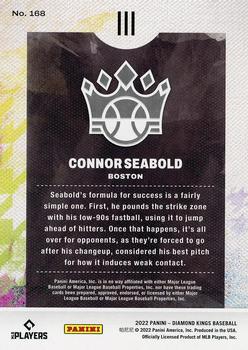 2022 Panini Diamond Kings - Artist's Proof Blue #168 Connor Seabold Back