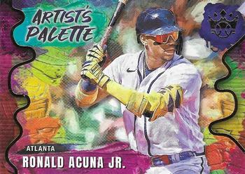 2022 Panini Diamond Kings - Artist's Palette #AP-14 Ronald Acuna Jr. Front