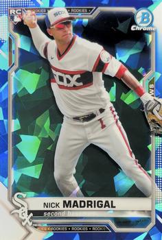 2021 Bowman Chrome Sapphire Edition #7 Nick Madrigal Front