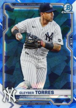 2021 Bowman Chrome Sapphire Edition #50 Gleyber Torres Front