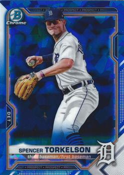 2021 Bowman Chrome Sapphire Edition - Prospects #BCP-187a Spencer Torkelson Front