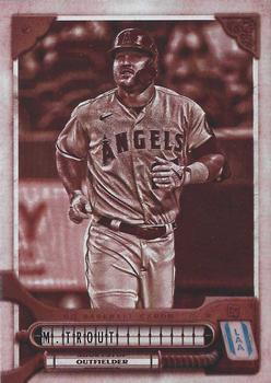 2022 Topps Gypsy Queen - Sepia #72 Mike Trout Front