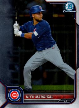 2022 Bowman Chrome #4 Nick Madrigal Front