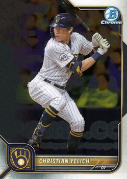 2022 Bowman Chrome #31 Christian Yelich Front