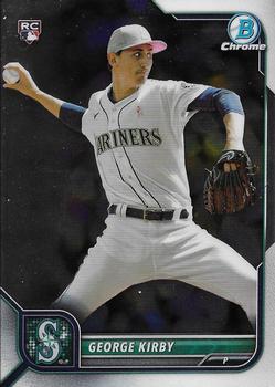 2022 Bowman Chrome #34 George Kirby Front