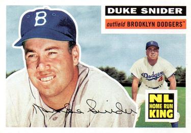 2006 Topps National Sports Collectors Convention VIP Promo 1955-1956 #342 Duke Snider Front