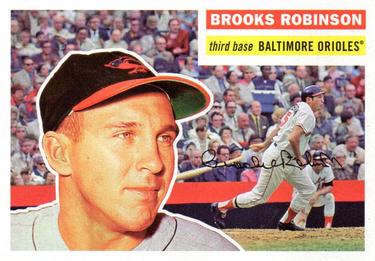 2006 Topps National Sports Collectors Convention VIP Promo 1955-1956 #343 Brooks Robinson Front