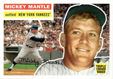 2006 Topps National Sports Collectors Convention VIP Promo 1955-1956 #344 Mickey Mantle Front
