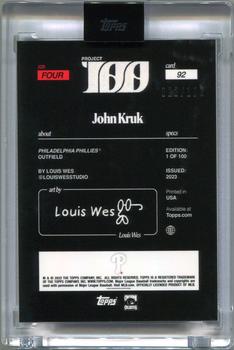 2022-23 Topps Project 100 - Deluxe Edition Foil #92 John Kruk Back