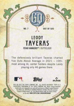 2022 Topps Gypsy Queen - Team Logo Swap #7 Leody Taveras Back