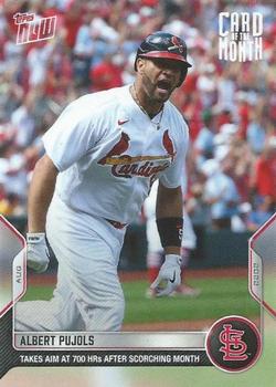 2022 Topps Now - Card of the Month #M-AUG Albert Pujols Front