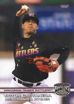 2021 Choice Wisconsin Timber Rattlers Update #42 Victor Castaneda Front