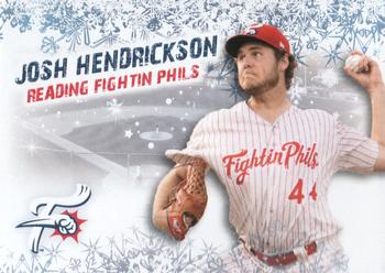 2021 Reading Fightin Phils Holiday Set #4 Josh Hendrickson Front