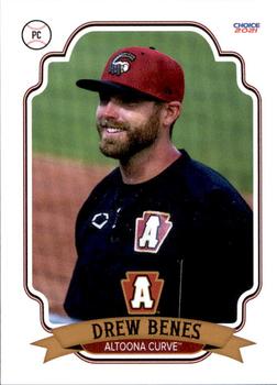 2021 Choice Altoona Curve #36 Drew Benes Front