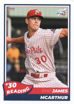 2021 Choice Reading Fightin Phils Update #22 James McArthur Front