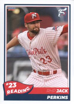 2021 Choice Reading Fightin Phils Update #25 Jack Perkins Front