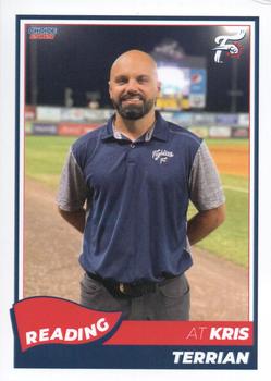 2021 Choice Reading Fightin Phils Update #37 Kris Terrian Front