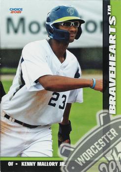 2021 Choice Worcester Bravehearts #23 Kenny Mallory Jr. Front
