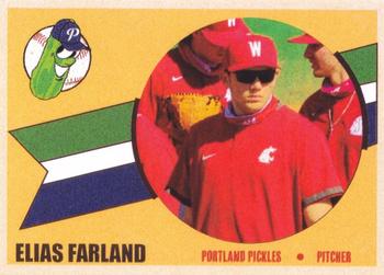2021 Portland Pickles #049 Elias Farland Front