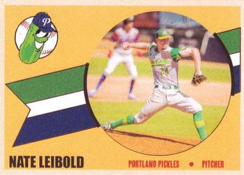 2021 Portland Pickles #018 Nate Leibold Front