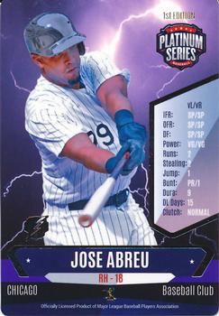 2015 Platinum Series - Player of the Month #NNO Jose Abreu Front