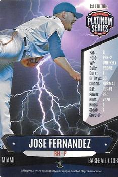 2015 Platinum Series - Player of the Month #NNO Jose Fernandez Front