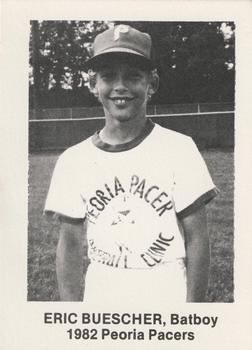 1982 Peoria Pacers #NNO Eric Buescher Front