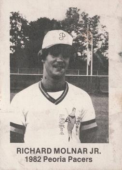 1982 Peoria Pacers #NNO Richard Molnar, Jr. Front
