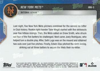 2022 Topps Now Road to Opening Day Bonus #ODB-3 New York Mets Back