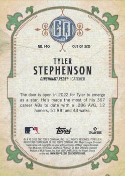 2022 Topps Gypsy Queen - Green #140 Tyler Stephenson Back