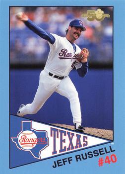 2022 Texas Rangers 1980s 50th Anniversary SGA #NNO Jeff Russell Front