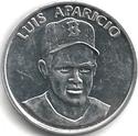 1972 ESSO Estrellas Latinoamericanas Del Beisbol #NNO Luis Aparicio Front