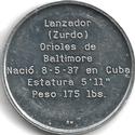 1972 ESSO Estrellas Latinoamericanas Del Beisbol #NNO Miguel 
