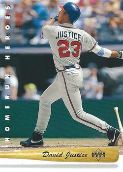 1993 Upper Deck - Home Run Heroes #HR17 David Justice Front